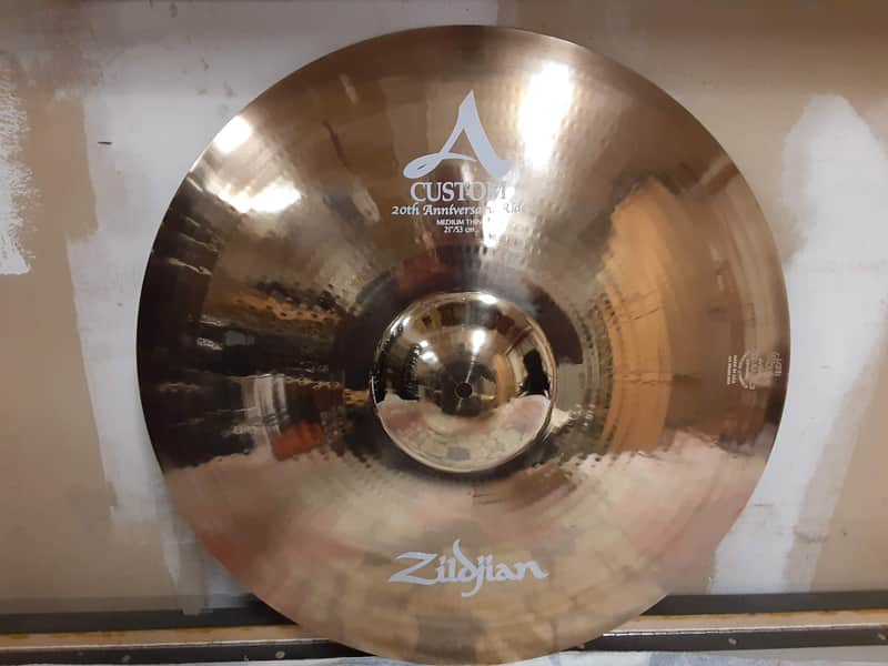 Zildjian 21" A Custom 20th Anniversary Ride Cymbal 2011 - Present - Brilliant image 1