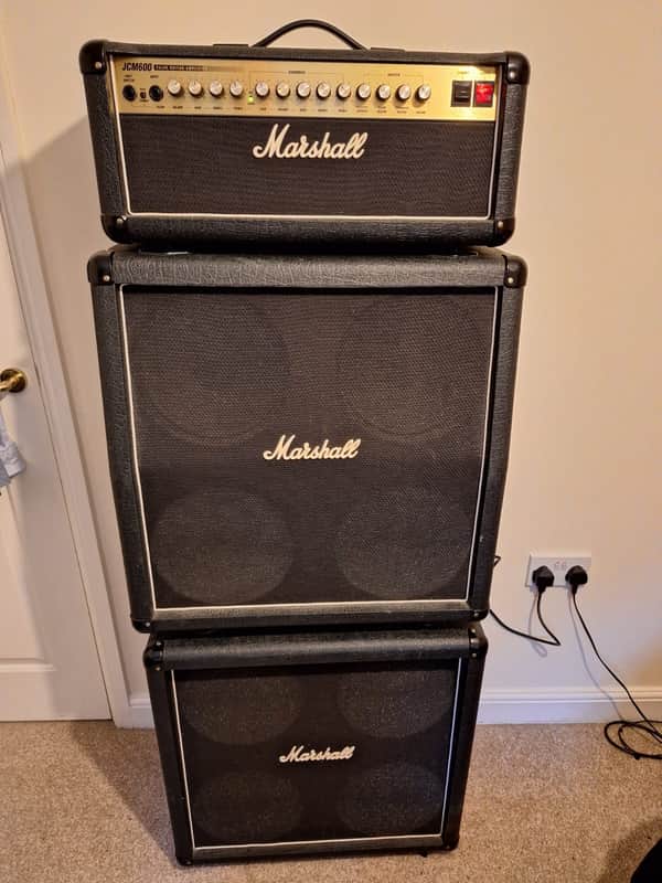 Marshall JCM 600 Head + JCMC410A Cab + JCMC410B Cab 90's image 1