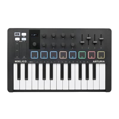Arturia Minilab 3 25 Note Midi USB Keyboard Controller, Black image 3