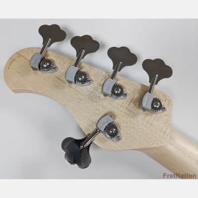 Sadowsky Masterbuilt CS Modern Natural High-Polish 5-String Electric Bass 5A Flamed Koa Top 7.8 lbs! image 17