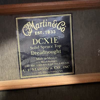 Martin DCX1E Natural 2005 image 11