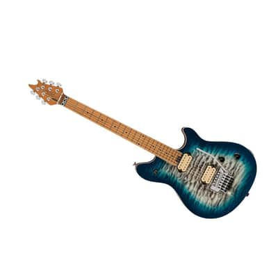 EVH Wolfgang Special Transactional QM 6-String Right-Handed Electric Guitar with Basswood Body and Baked Maple Fingerboard (Indigo Burst) image 5
