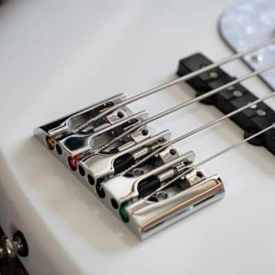 Cort Professional Standard Jazz Bass Guitar - Maple White image 4