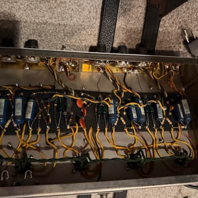 Fender Bandmaster 40-Watt 2-Channel 2x12" Piggyback Guitar Amp 1963 - 1967 - Black Panel image 19