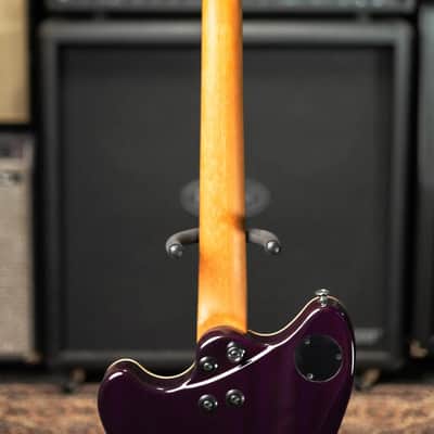 EVH SA-126 Special Quilted Maple Semi-Hollow Electric Guitar - Transparent Purple with Hardshell Case image 7