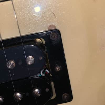 1987 Charvel Model 4 HSS with Rosewood  Fretboard  Pearl White electric guitar made in japan kahler tremolo image 20