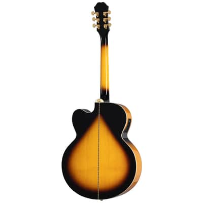 Epiphone J-200 EC, Vintage Sunburst image 5