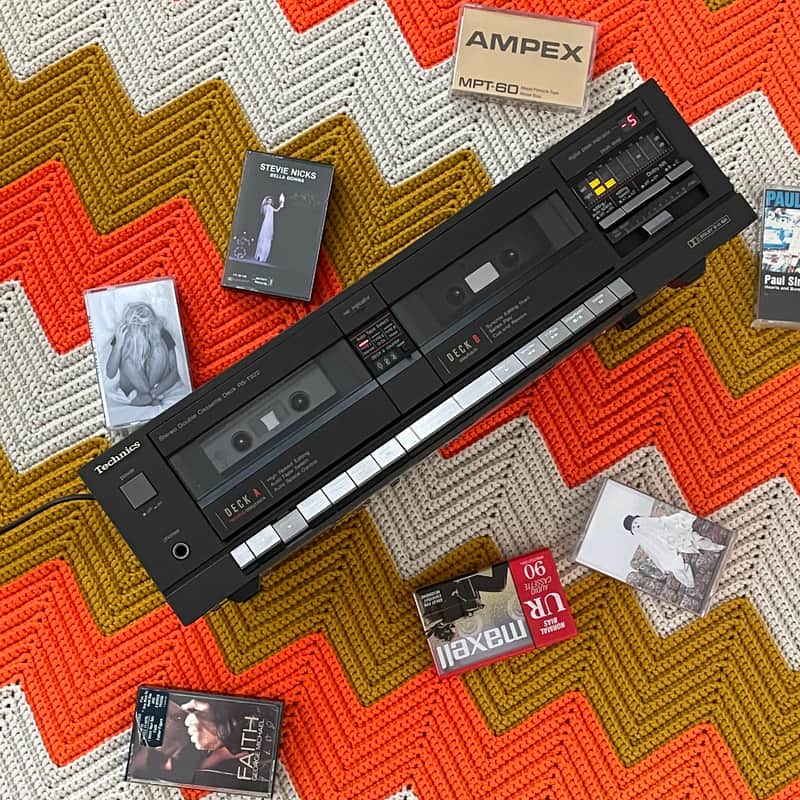 Technics Dual Tape Deck - 1980’s Made in Japan 🇯🇵! - Killer Double Deck Machine! - Mix Tapes! - image 1