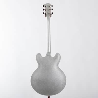 Gibson Custom 59 ES 355 Diamond F Holes Heavy Flake, Silver Sparkle Gloss G | Demo image 4