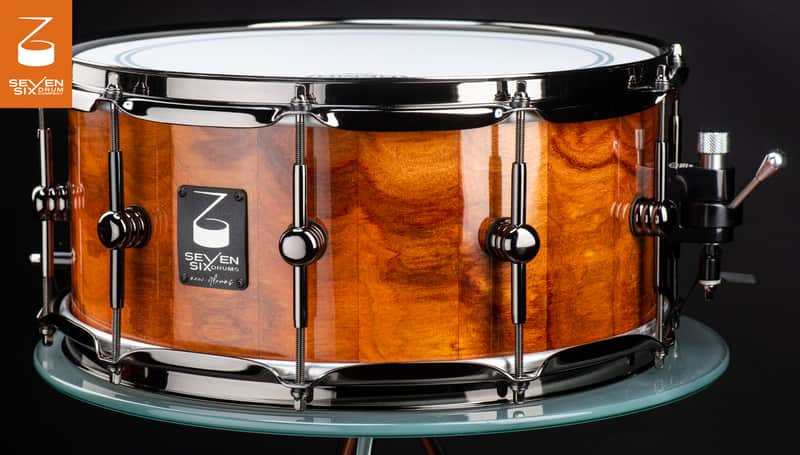 Seven Six Drum Company 6.5x14  "The Canarywood" Custom Snare Drum 2022 Canarywood High Gloss Polyest image 1