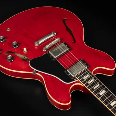 2014 Gibson Custom Shop 50th Anniversary '63 ES-335TDC VOS - Faded Cherry | USA Memphis 1963 Reissue Block Inlays 3.56kg | CoA OHSC image 8