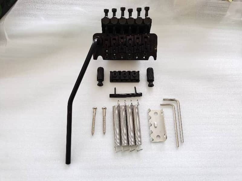 Black Floyd Rose Special Bridge System Tremolo Set image 1