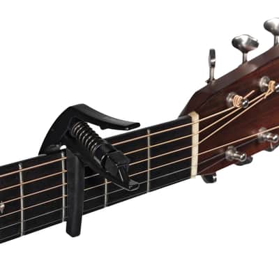 D'Addario PW-CP-10 NS Artist Capo for Acoustic and Electric Guitar, Black image 4