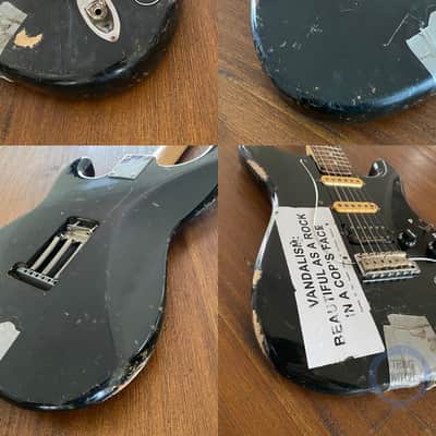 Fender “VANDALISM” Stratocaster, Kurt Cobain, Nirvana, Custom Made Modified image 5