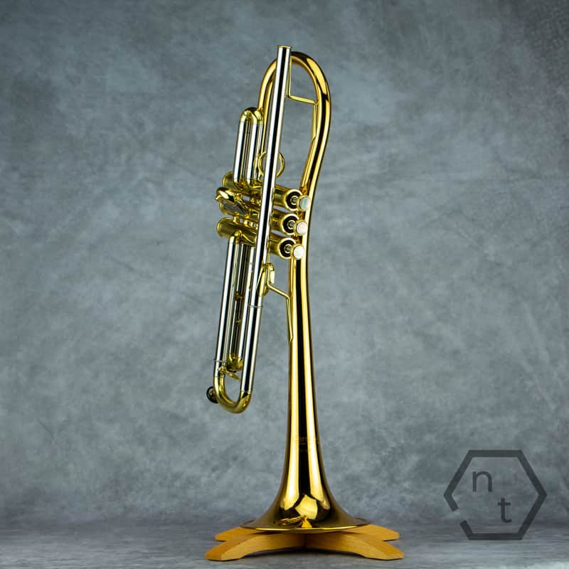 Carol Brass CTR-5280L-GLT (Euro) Bb trumpet, clear lacquer image 1