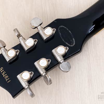 1979 Greco EG900 Vintage Guitar Standard, Black w/ USA DiMarzio PAFs & Case, Japan Fujigen image 5