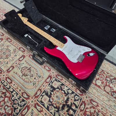 Fender Jimmy Vaughn Partscaster Strat W/ Highway 1 Neck & Kinman PUs - 2006 - Candle Apple Red W/ HSC (C016-26) image 18