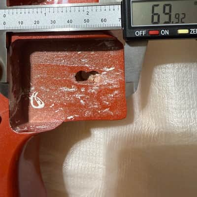 Orange DIY Electric Guitar Paulownia Body Build 6 String image 6
