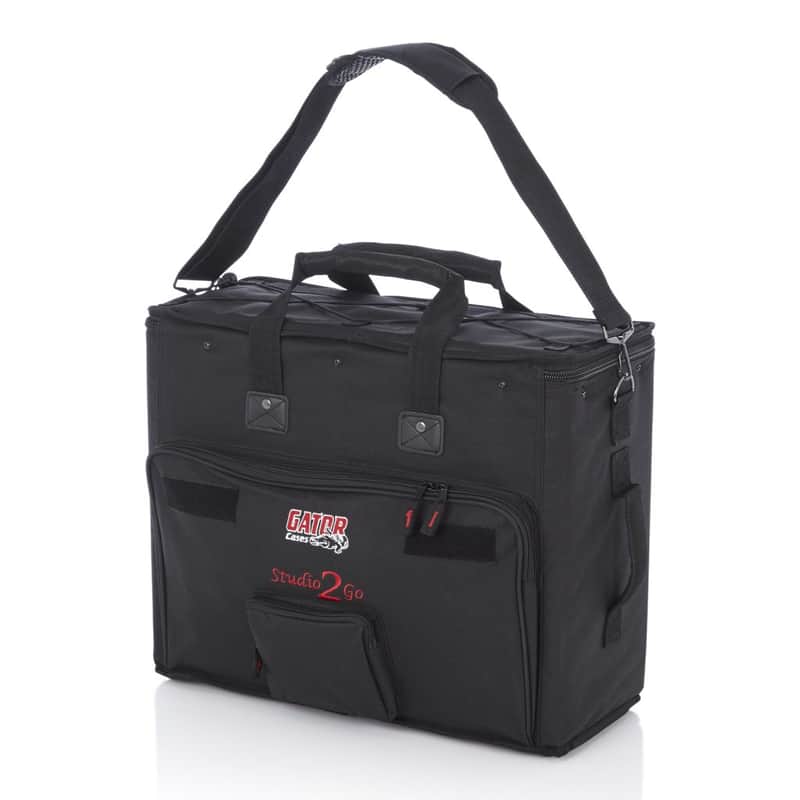 Gator GSR-2U Studio-2-Go Laptop/2U Audio Rack Bag 2010s - Black image 1