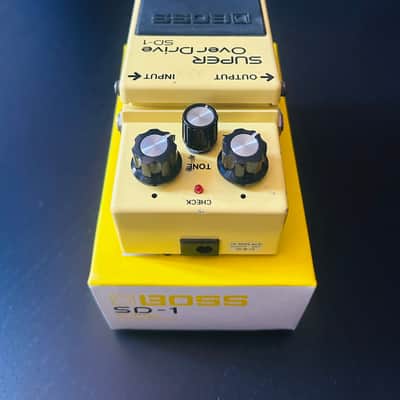 BOSS SD-1 Super OverDrive 1994 Black Label with Box - Vintage Taiwan image 6