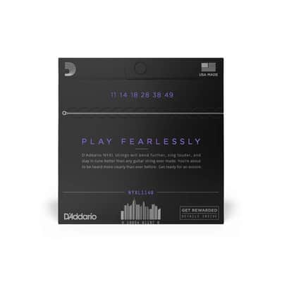D'Addario NYXL 11-49 Medium Electric Guitar Strings - NYXL1149 image 4