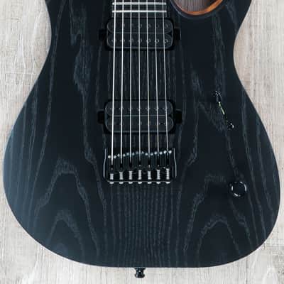 Mayones Duvell Elite Gothic 7 Guitar, Ash Top, Mahogany Body, Duncan Pickups image 1