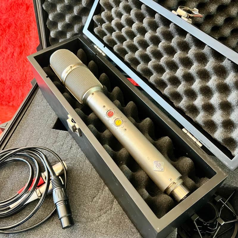 Neumann USM 69 i Large Diaphragm Multipattern Stereo Condenser Microphone c 1970’s Nickel dual u87 SM69 image 1