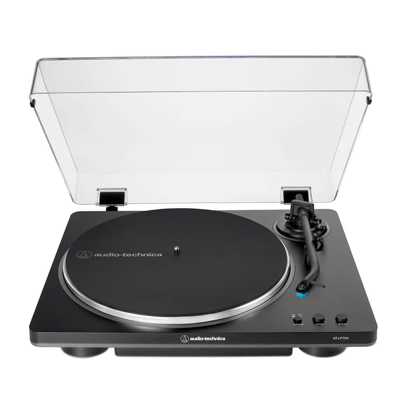 Audio-Technica - AT-LP70X Automatic Belt-Drive Turntable, Black/Grey image 1