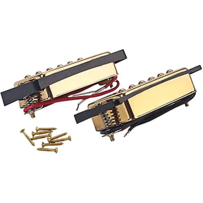 Guitar Humbucker Pickups Set,Double Coil Neck and Bridge Pickup Replacement Parts for LP Electric Guitar (GOLD-2) image 2