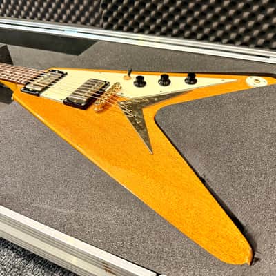 🔥2003 RARE🔥 Epiphone Korina Flying V ’58 Reissue~ Unsung Korea + Flight Case! image 1