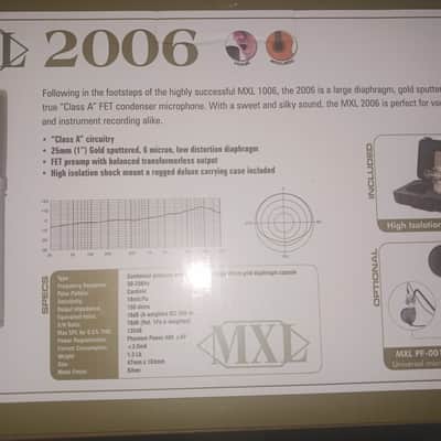 MXL 2006 Condenser Microphone with Mount and Case image 2