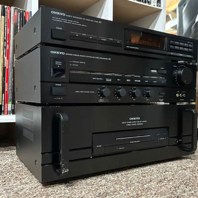 Onkyo M-5140/P-3160/T-4120 Power Amplifier Preamplifier Tuner w/ Remote TESTED ✅ image 5