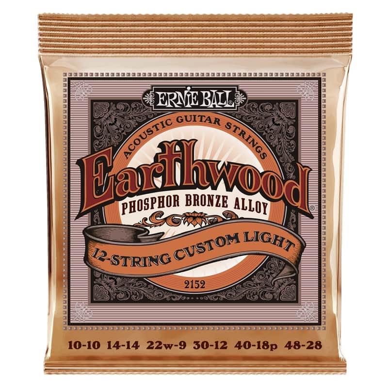 Ernie Ball 2152 Earthwood 12-String Custom Light Phosphore Bronze image 1