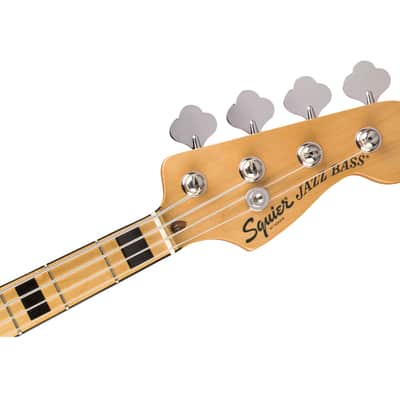 Squier Classic Vibe '70s Jazz Bass - Natural w/ Maple Fingerboard image 8