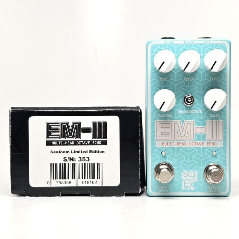 used SolidGoldFX EM-III Multi-Head Octave Echo Seafoam Limited Edition, Mint Condition with Box! image 1