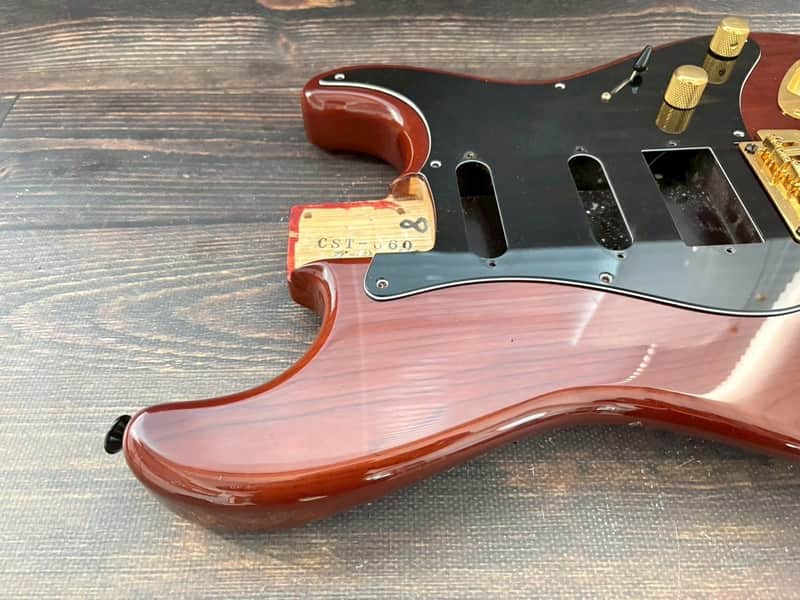 90s Charvel CST-060-SSH Stratocaster Type Ash Body w/Plate Made in
