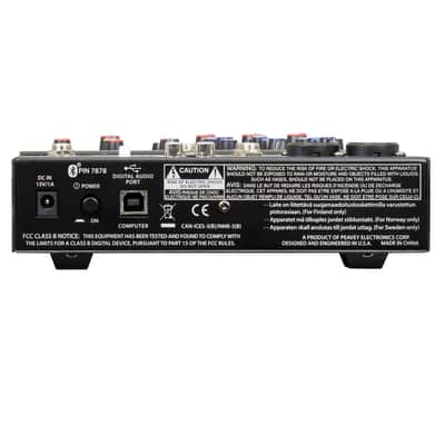 Peavey PV 6 BT 6 Channel Compact Mixer with Bluetooth image 2