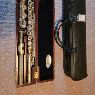 Kessler Kessler Custom Artist Series Flute, open holes, low B foot ~2013 - Japanese Nickel/Silver image 2