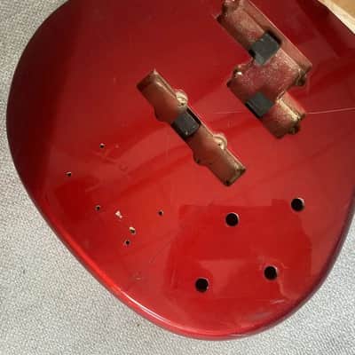 Red 5 String Tagima Basswood Body with Maple Neck image 10