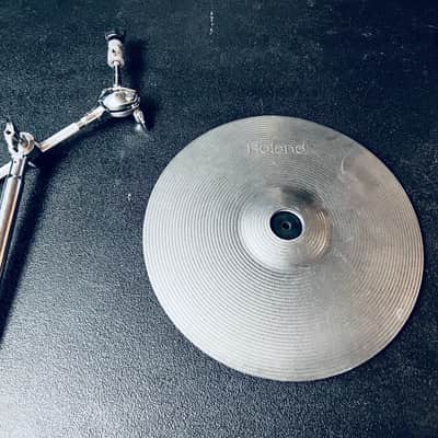 Roland CY-14C-MG V-Cymbal 14" Crash Pad 2010s - Metallic Gray image 1