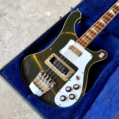 Rickenbacker 4001 Bass guitar 1978 Jetglo original vintage USA ric image 5