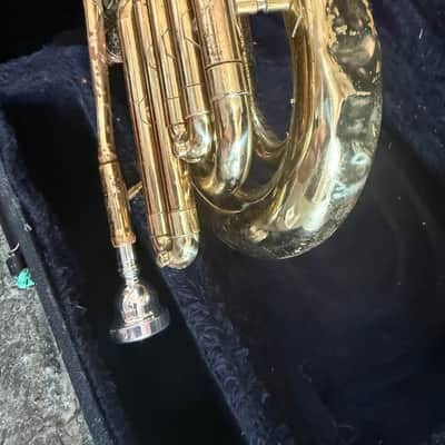 Bach Mercedes Marching Baritone Horn with case and mouthpiece, Made in USA image 13