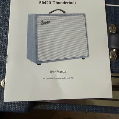 Supro S6420 Thunderbolt 35-Watt 1x15" Guitar Combo 2014 - Present - Blue Rhino image 6