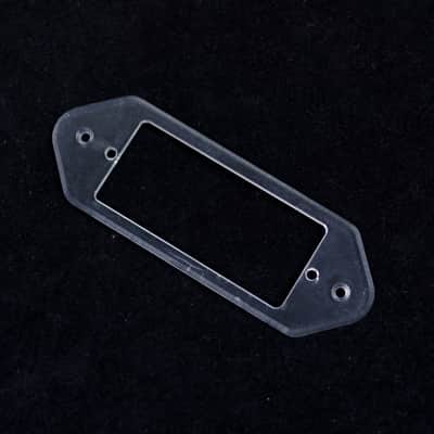P90 Dog-ear to Mini Humbucker Pickup Adapter Ring ,1-Ply Clear Transparent image 1