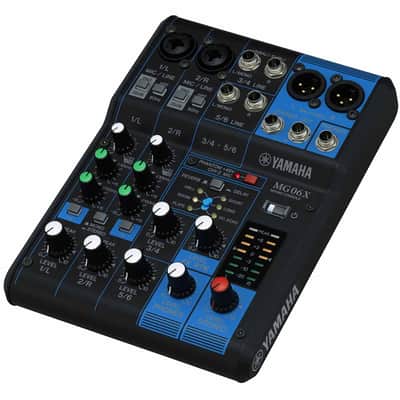 Yamaha MG06X 6-Channel Compact SPX Phantom Power Built-In Digital Effects Mixer image 6