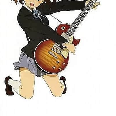 K-ON! Rare Yui Hirasawa Single Cutaway Heritage Cherry Sunburst. Super Rare Anime! image 17
