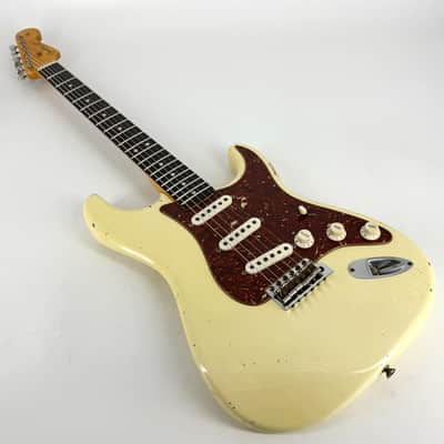 2015 Fender Custom Shop '63 Stratocaster Journeyman Relic - Vintage White image 8