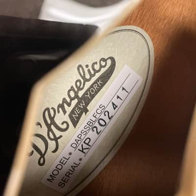 D'Angelico Premier SS Semi-Hollow Black Flake image 6