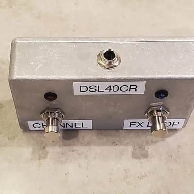 Custom 2-Button Red/Blue LED Footswitch for Marshall DSL40CR DSL100HR DSL20CR DSL20HR (No TRS Cable) - PEDL-90012 image 2