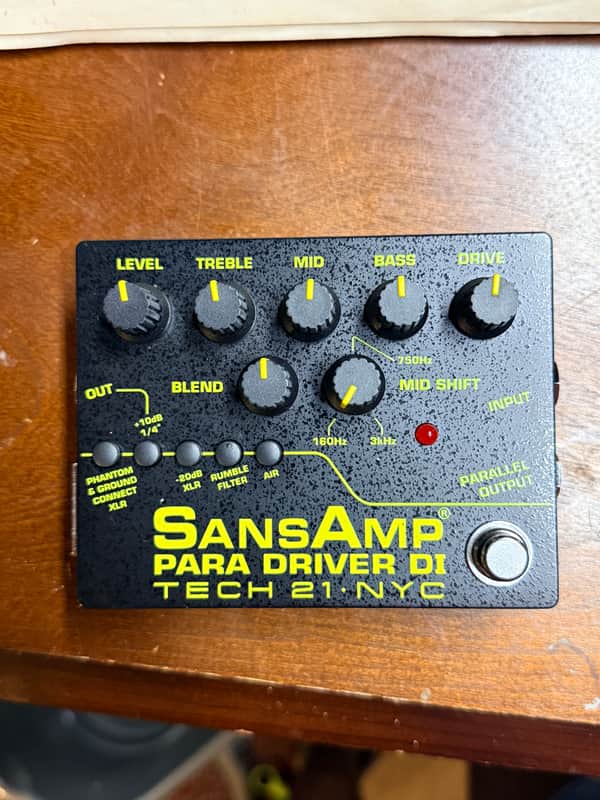 Tech 21 SansAmp Para Driver DI 2010s Black image 1